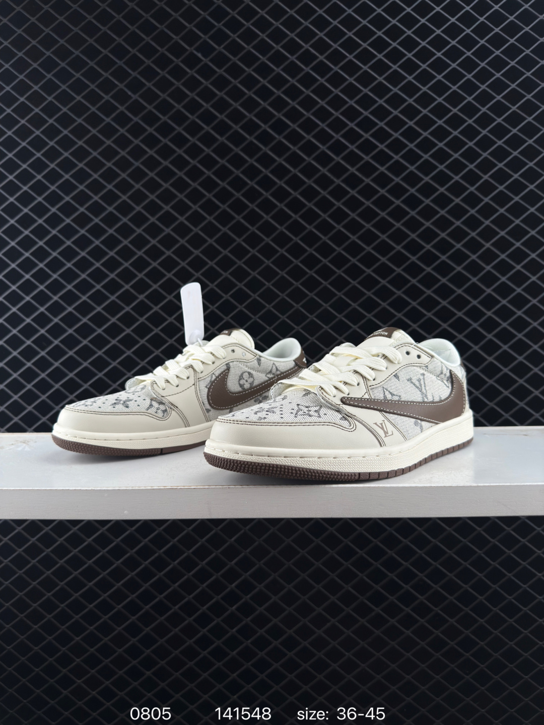 Fragment x Travis Scott x LV Air Jordan 1 Low